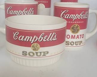 Campbell Soup S P, cups, Soup Mugs