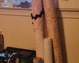 Material in Office Sewing Area