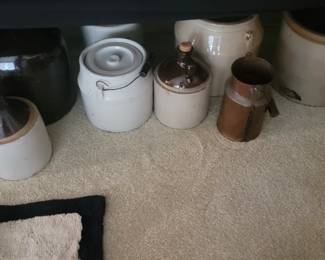 Jugs, Covered Kraut Crock, Crocks