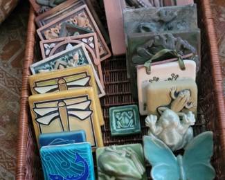 Tiles by Pewabic, Ellison, Motawi