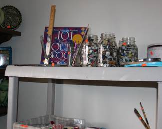 Buttons, Hoops for Embroidery & Needlepoint