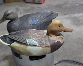 NES Wood Carved Vintage Decoys
