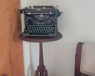 Antique Pedestal Base Table