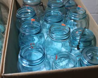 Canning Jars vintage blue ball atlas and more