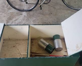 Inside of Fishing Sled