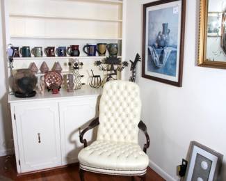 Tufted Ethan Allen Chair