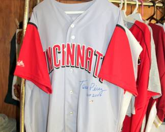 Tony Perez Autographed Jersey