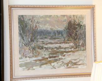 O/C Listed Artist Martin Krumins (1900-1992)