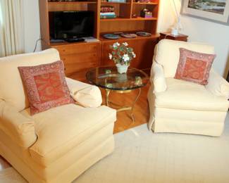 Pair of High Quality Club Chairs