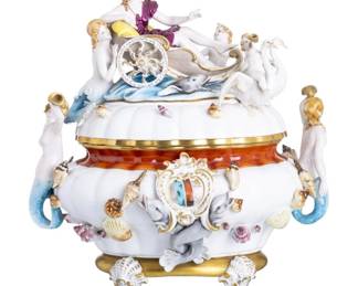 Lot 188 Meissen Tureen Porcelain