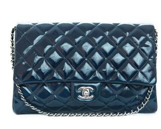 Lot 188 Chanel Patent Leather Clutch Bag