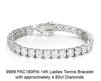 Lot 9999 Tennis Bracelet 10ct. Diamonds