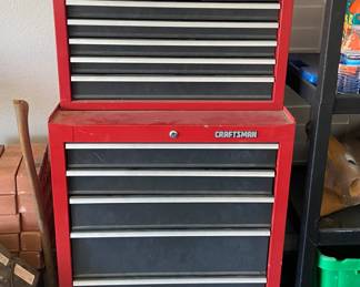 2 Part Craftsman Tool Chest on Wheels