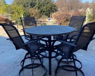5 Piece Outdoor Table and Chairs