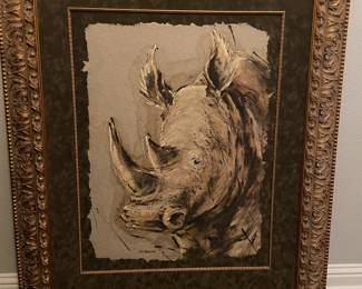 Rhinoceros by Lin Barrie