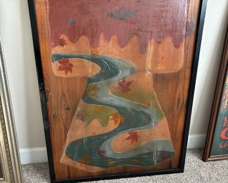 Oriental art has a few scratches $75