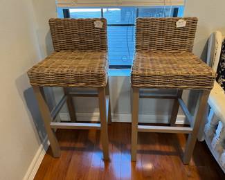 a pair of stools
