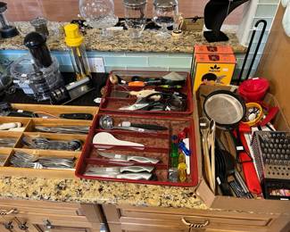 Lots of utensils