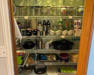 Large pantry FULL OF GOODIES