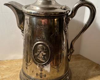 Large Vintage Middleton Plate Company Centennial Water Pitcher. Measurements to be provided.  --- $260