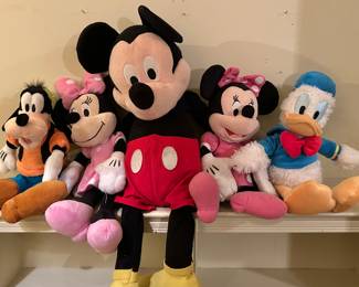 Lot of Disney plush animals. --- $20