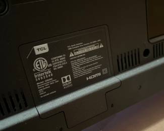 TLC 32in Smart TV with Remote, model 32S305. —- $40 