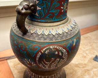 Brass Lamp, Measures 27.5H.  Currently works but should be rewired. --- $25