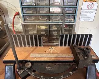 Lot of misc tools, vintage metal sorters.  --- $15