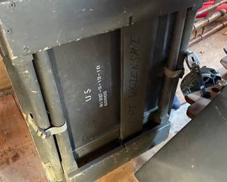 Vtg Army? folding table