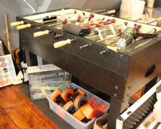 Foos ball table 