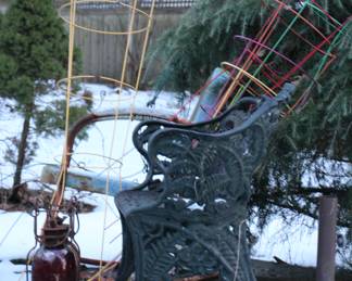 Vtg fern garden chairs