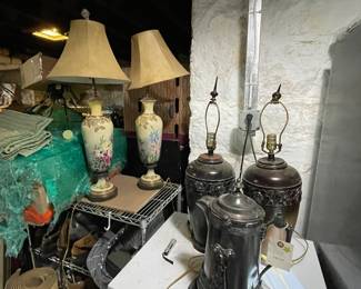Assorted lamps
