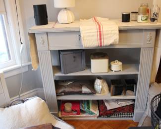Painted fireplace mantle / shelf