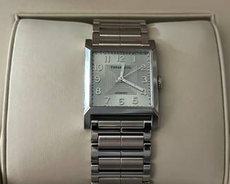 Tiffany & Co 1837 Makers automatic watch with box & papers