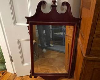 Chippendale style small mirror