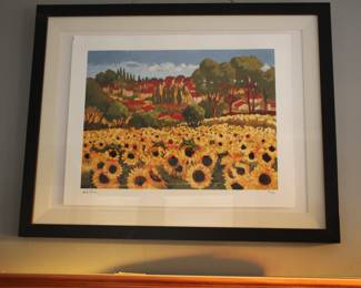 Sunflower print