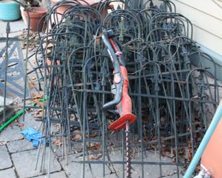 Iron fencing from Gloria Crest mansion