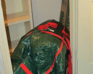 7' Christmas tree in a bag.