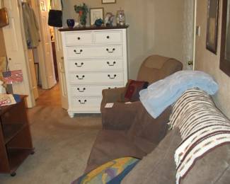 Nearly brand new HAVERTY'S fine furniture, the full suite! Including a King mattress set in great condition.