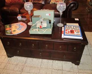 Haverty's gorgeous coffee table with tons of storage!