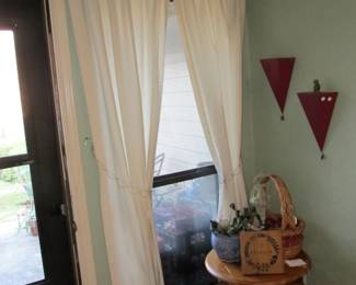 All our window curtains are also for sale - all over the house! 