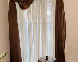 All our window curtains are also for sale - all over the house! 