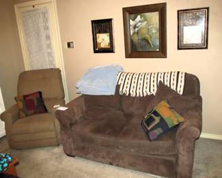 Nearly brand new HAVERTY'S fine furniture, the full suite! Including a King mattress set in great condition.