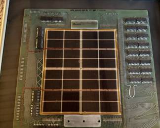 Early computer chip artwork