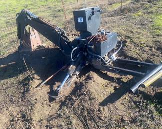 Backhoe implement for Jinma Tractor
