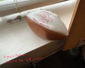 Hall of Famer Kevin “Hardy” signature and several other niners see additional pics