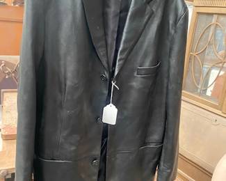 Large “Macys Men’s Store” Leather Coat
