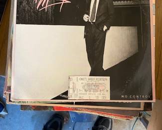 Eddie Money Album and Cover with Concert Ticket