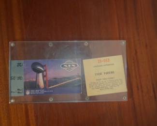 Seat # 24 Super Bowl XIX, The seat next door. This ticket stub was the friends ticket but unfortunately didn’t want to press for an additional signature. They should remain together