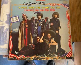 Country Joe and the Fish, Signed album cover with album
